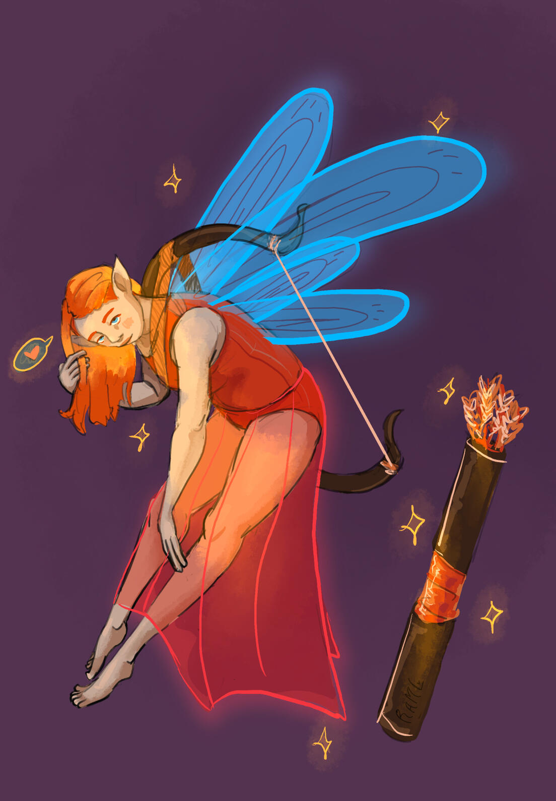 Redheaded fairy